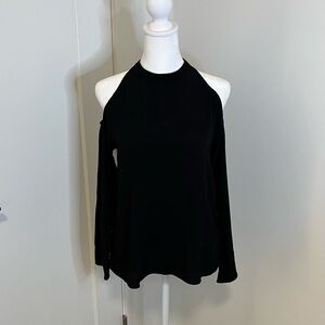 Wilfred Free long sleeve blouse with shoulder cutouts - Size S